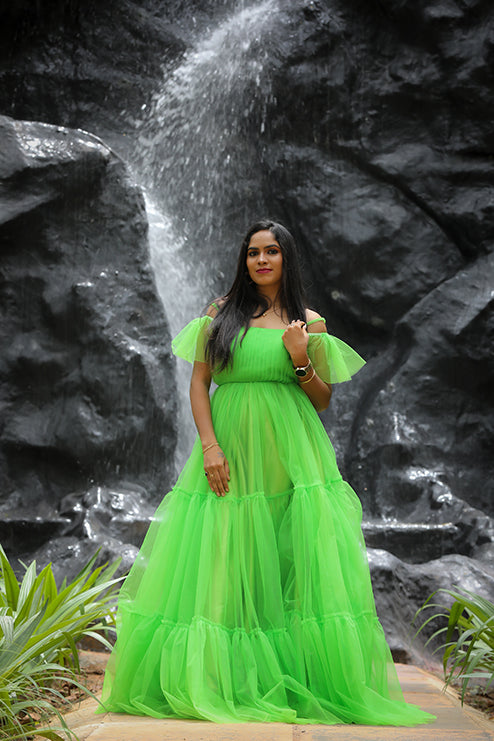 Premiam Green Ball Gown