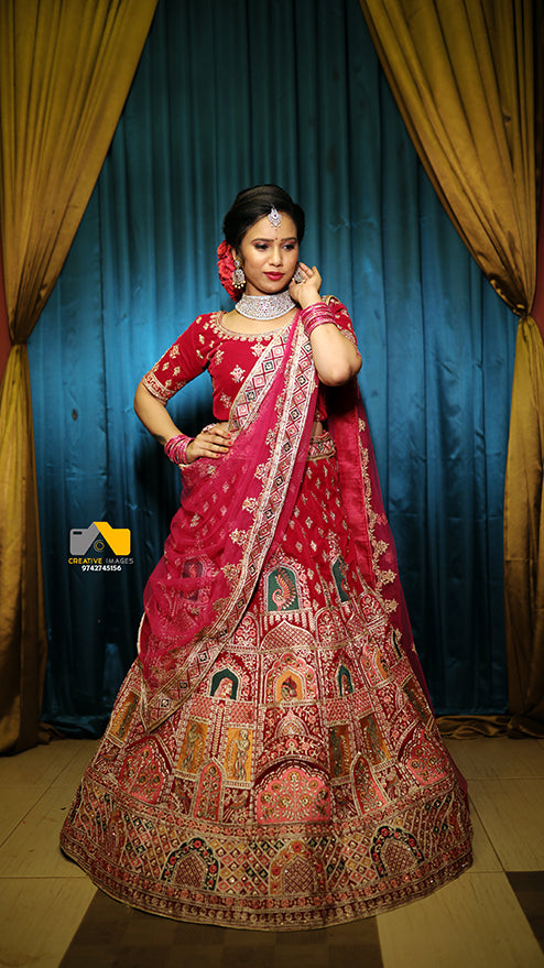 Bridal Lehengga Red Colour