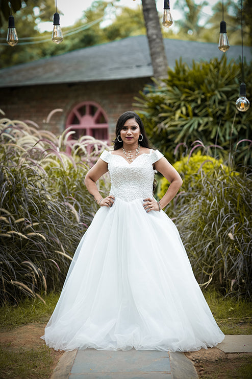 Ball Gown Premiam Whit Colour