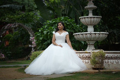 Ball Gown Premiam Whit Colour