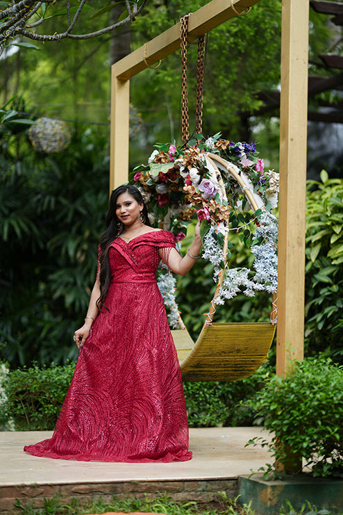 Red Premiam Ball Gown