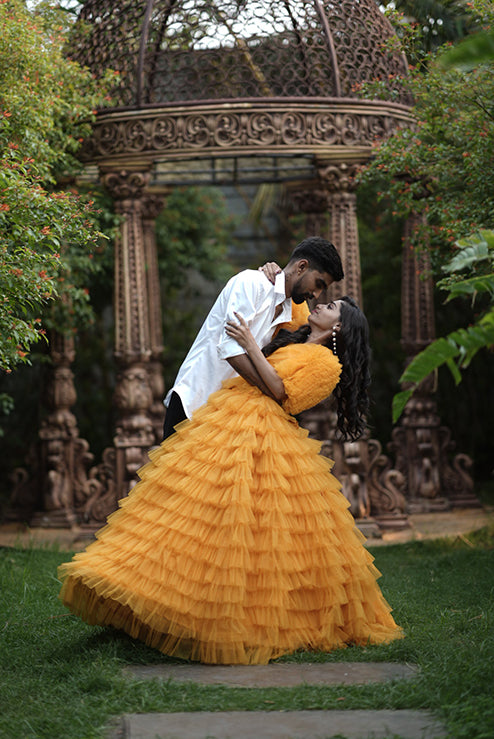 Ball Gown Orrenge Colour