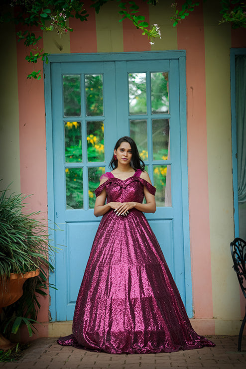 Ball Gown Premiam Pink Colour