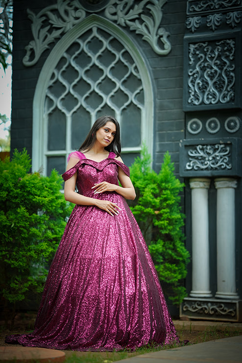 Ball Gown Premiam Pink Colour