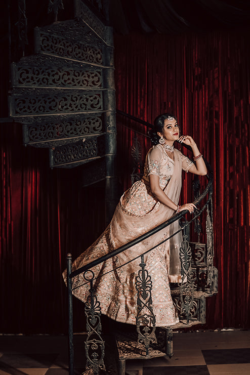 Treaditional Lehengga Light Creem Colour