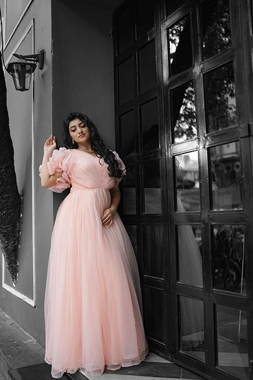 Premiam Ball Gown Piach Colour