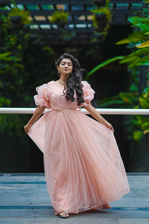 Premiam Ball Gown Piach Colour