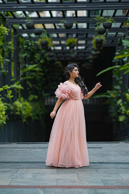 Premiam Ball Gown Piach Colour