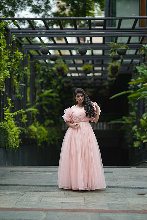 Premiam Ball Gown Piach Colour