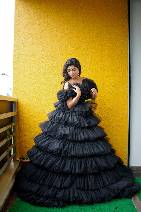Premiam Balck Ball Gown