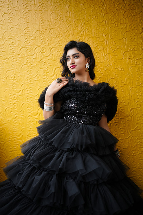 Premiam Balck Ball Gown