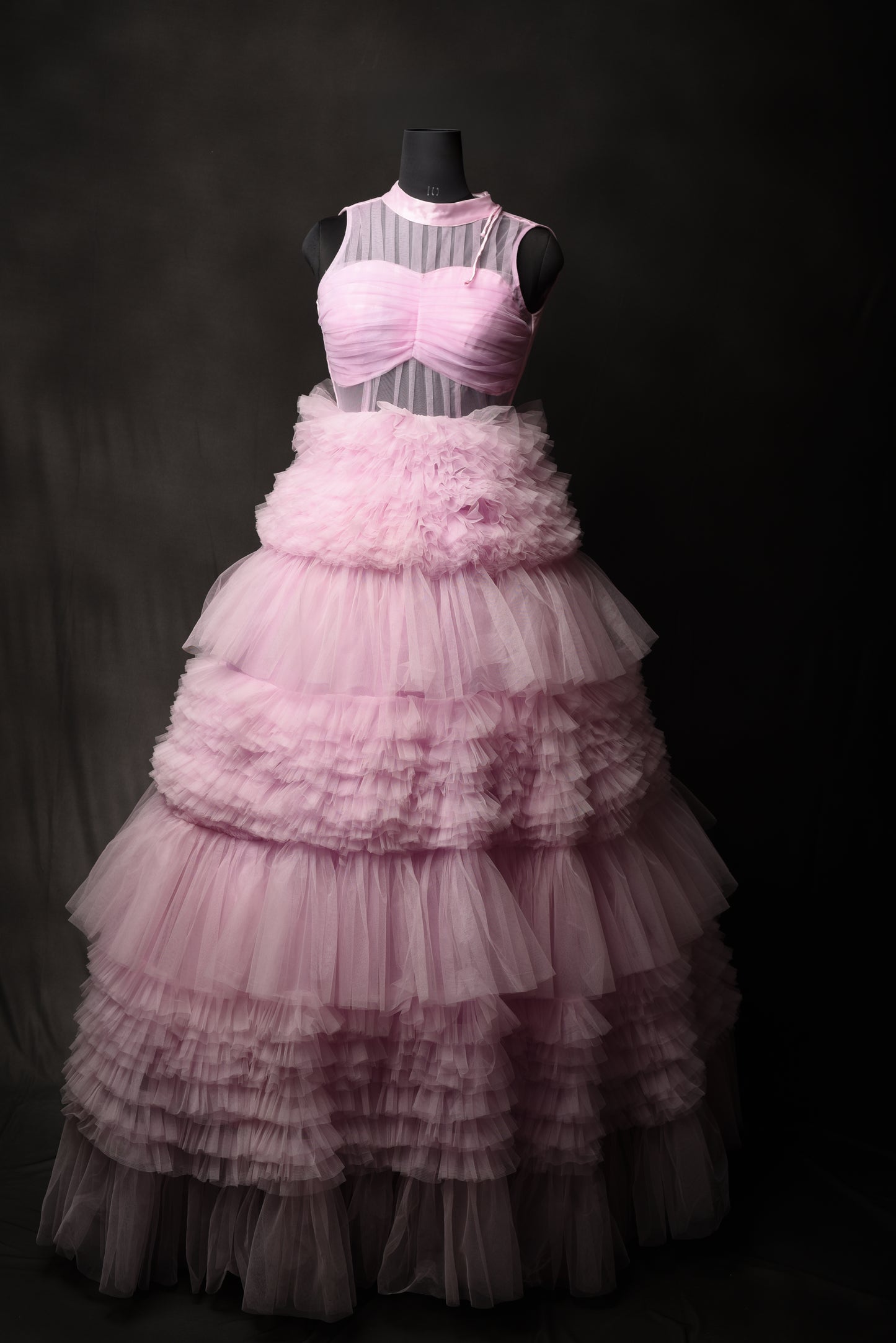 Ball Gown Preamim LightPink Colour