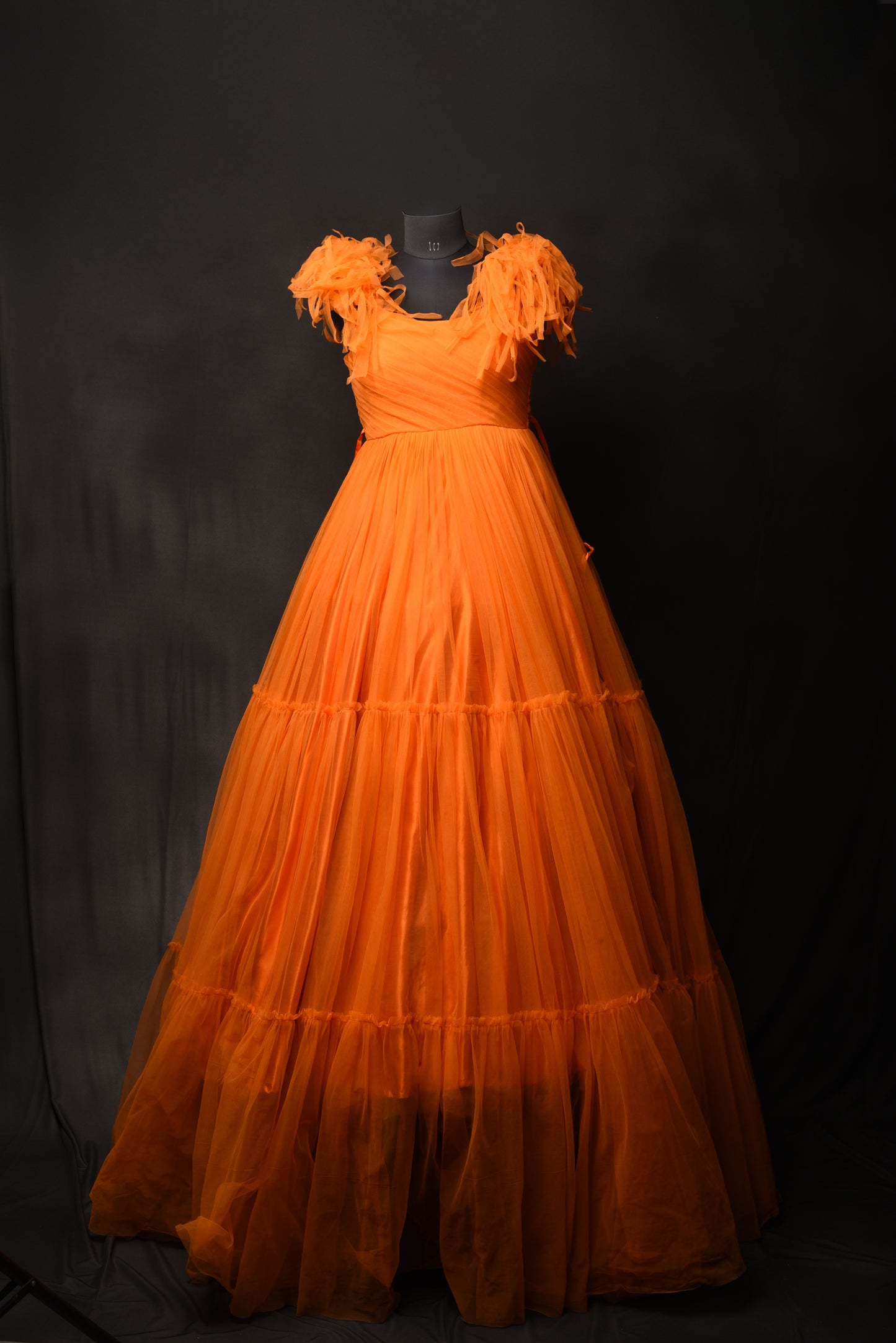 ball GownPreamim Orange Colour