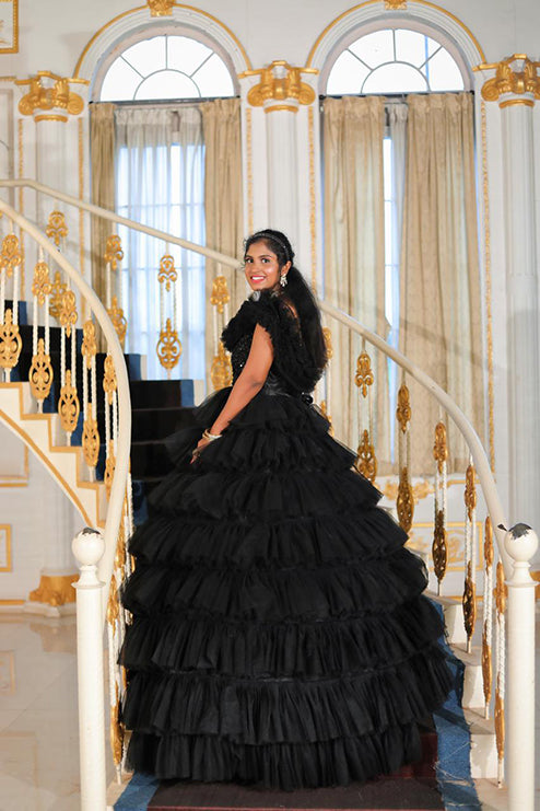 Premiam Balck Ball Gown