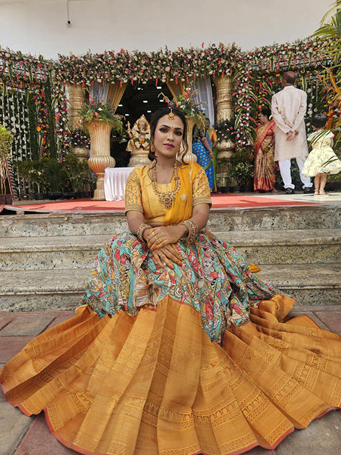 Traditional Half Saree