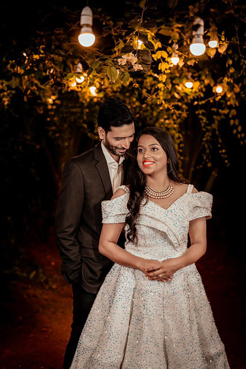 Pre wedding Dress Premium White Ball Gown