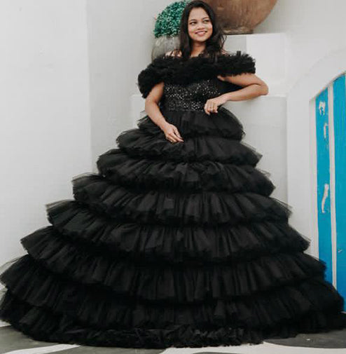 Premiam Balck Ball Gown