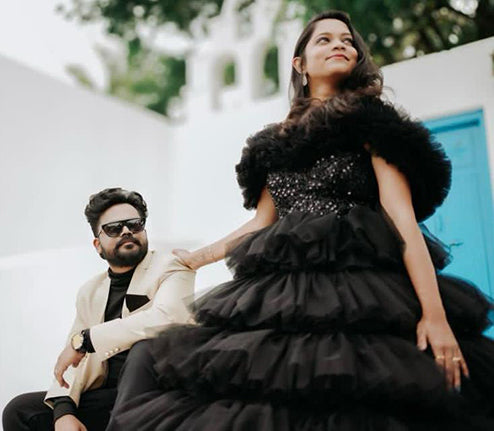 Premiam Balck Ball Gown