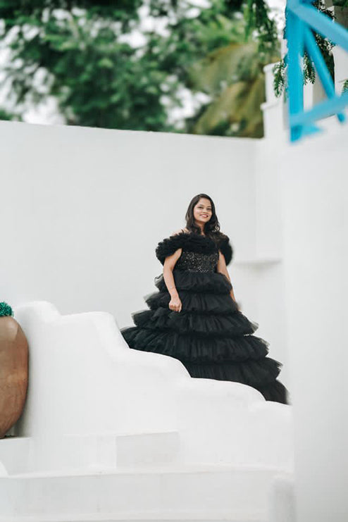 Premiam Balck Ball Gown