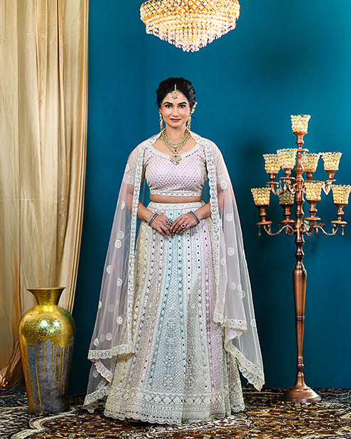Traditional Lehengga mirar Work
