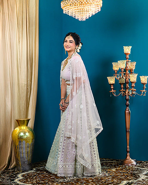 Traditional Lehengga mirar Work