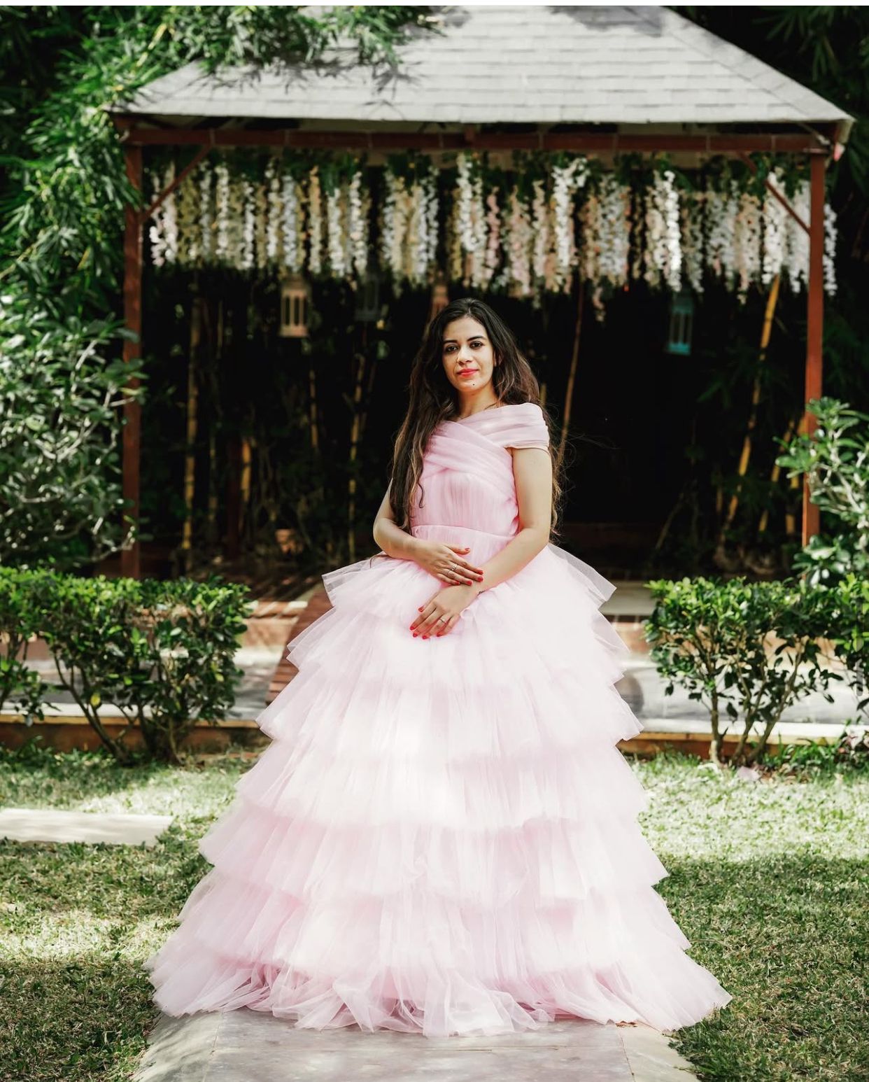 Premiam Ball Gown Light Pink Colour
