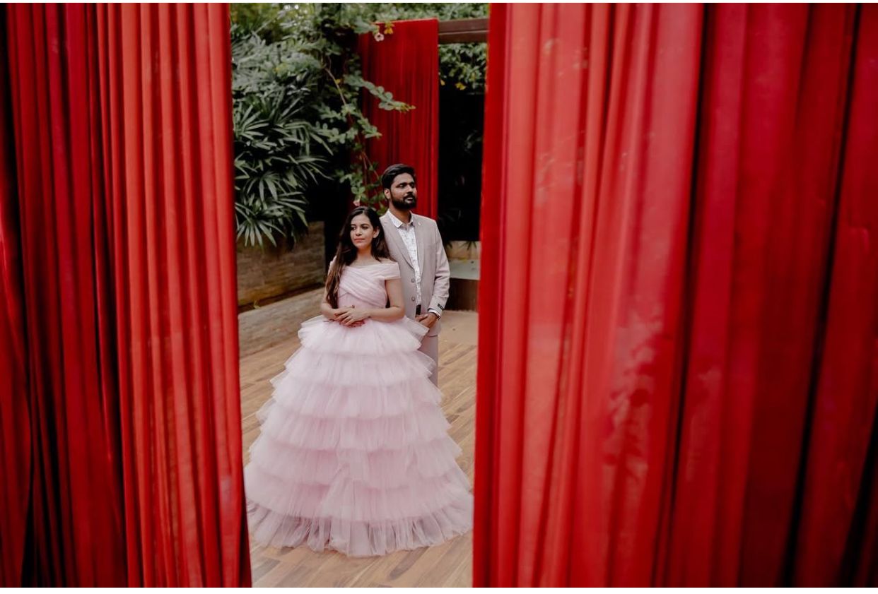 Premiam Ball Gown Light Pink Colour