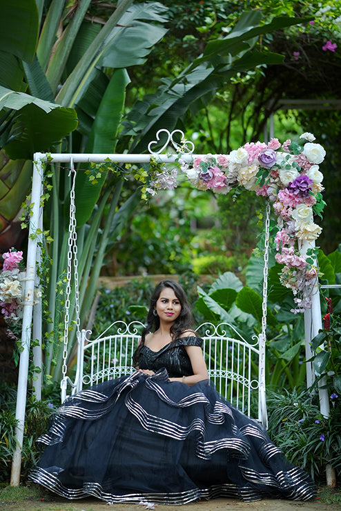 Premiam Ball Gown Black Colour