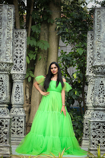 Premiam Green Ball Gown