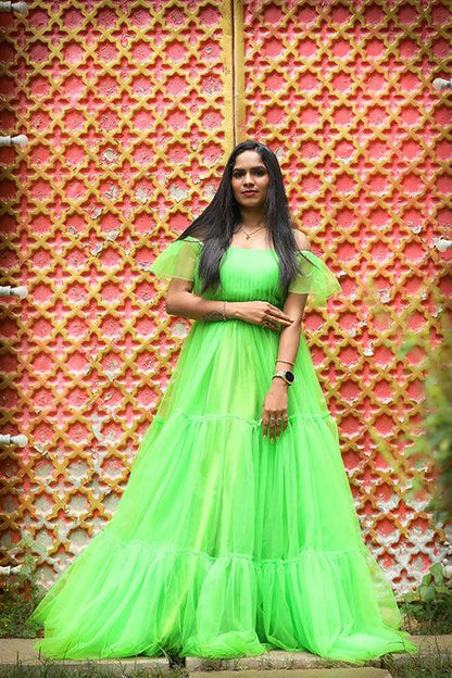 Premiam Green Ball Gown