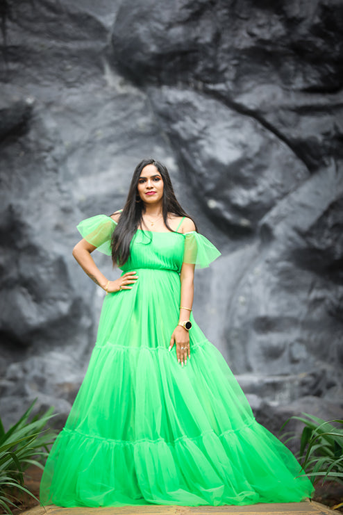 Premiam Green Ball Gown
