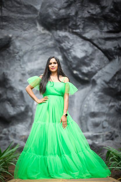 Premiam Green Ball Gown