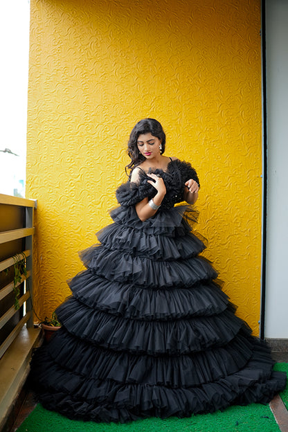 Premiam Balck Ball Gown