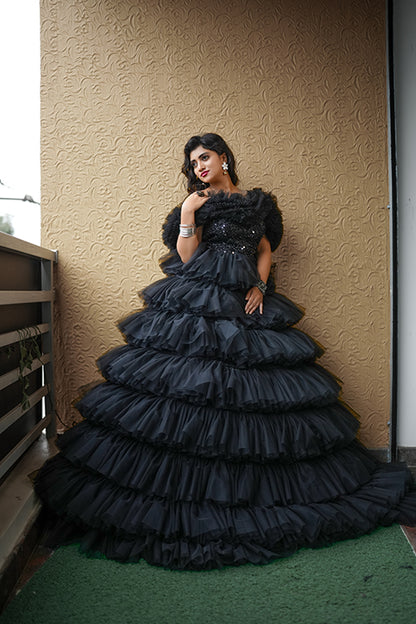 Premiam Balck Ball Gown
