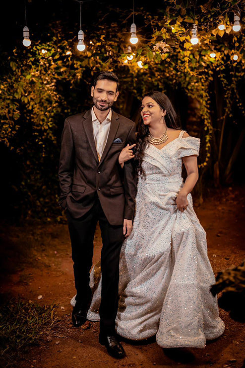 Pre wedding Dress Premium White Ball Gown