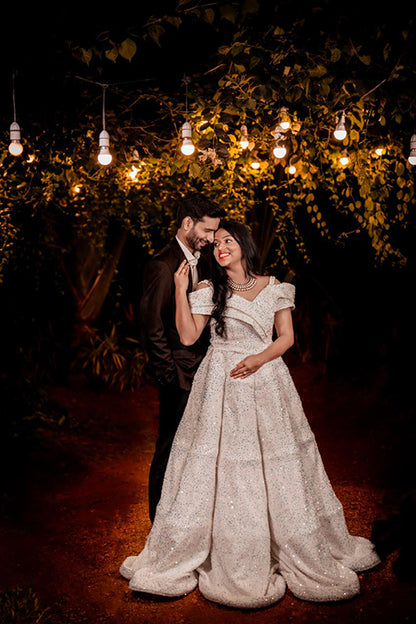 Pre wedding Dress Premium White Ball Gown