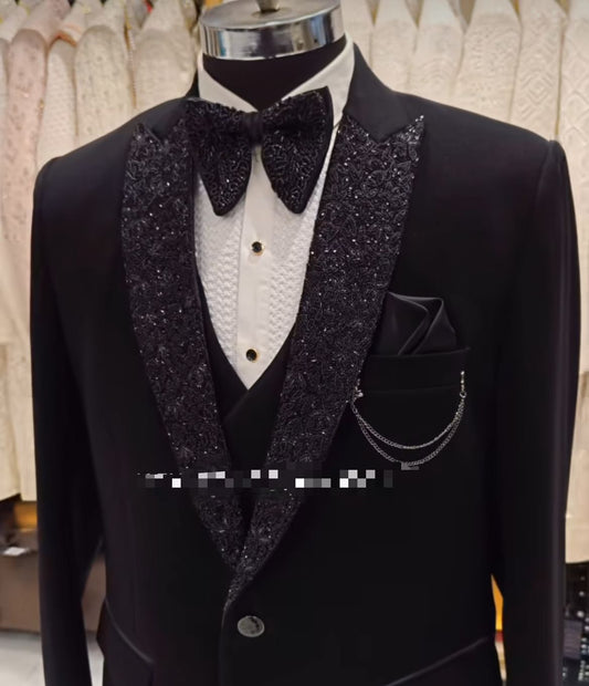 Men Wedding Suit Black Colour